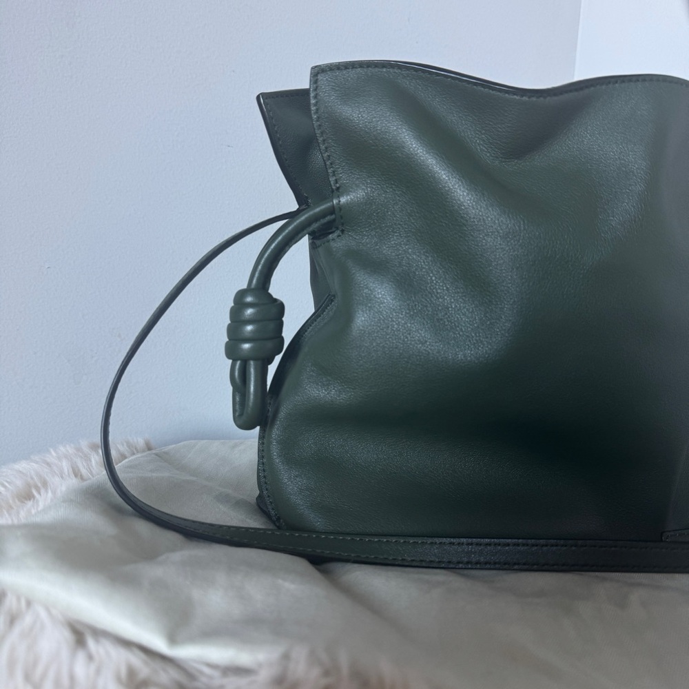 SOLD Loewe Flamenco, Green/ Vintage Khaki - Picture 12 of 14